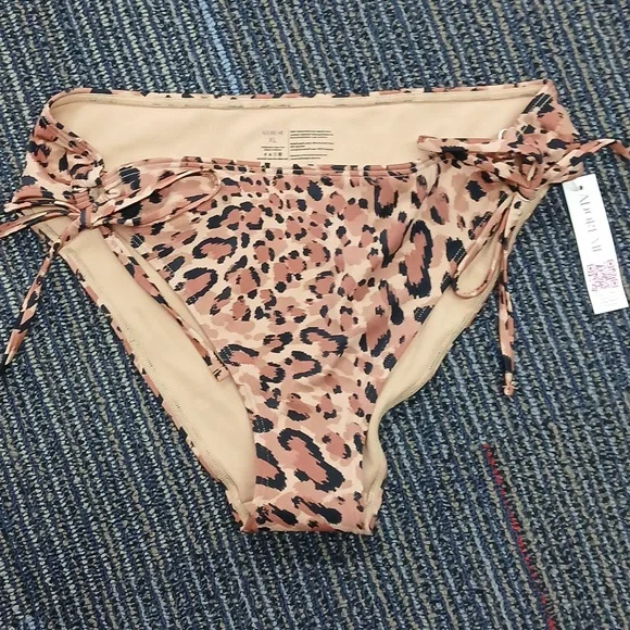 New Adore Me Nadzia Contour Bikini Bottoms | Leopard‎ XL - Picture 3 of 5